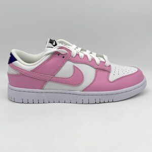 Nike By You Dunk Low Womens Pink Purple Shoes Sz 7 New Sneaker Athletic ID